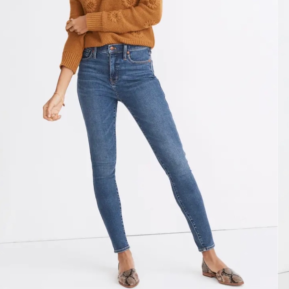 Madewell 10 inch high waisted jeans